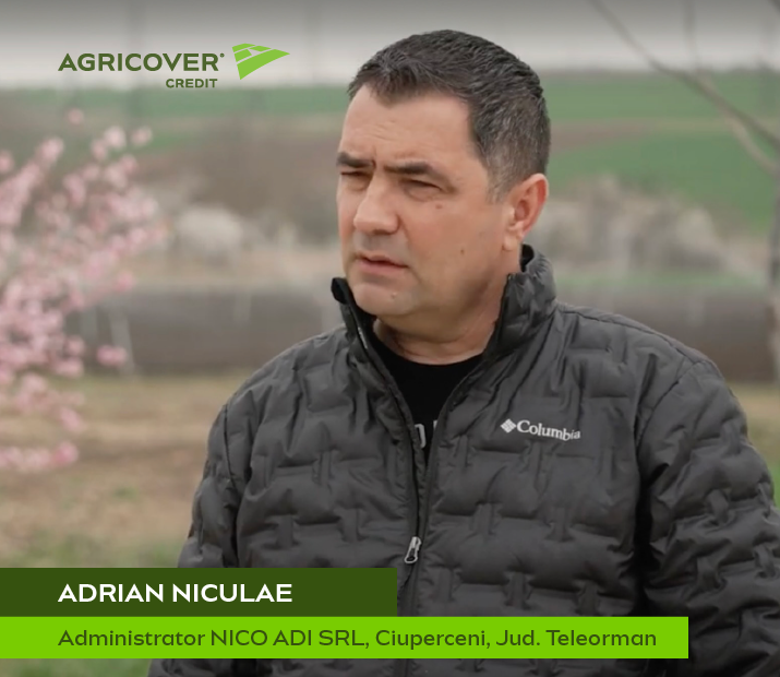 Adrian Niculae, fermier din Teleorman, despre Agricover Credit IFN: “Este partenerul potrivit” 